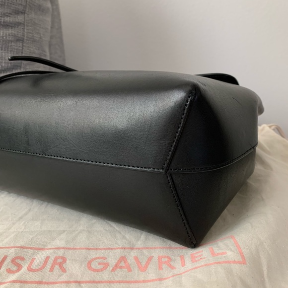 Mansur Gavriel Lady Bag (Black/Rosa) - Picture 12 of 16